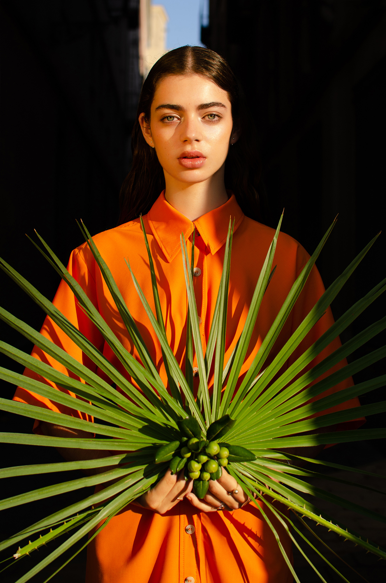 Divinity Descended classic fashion editorial photograph cover