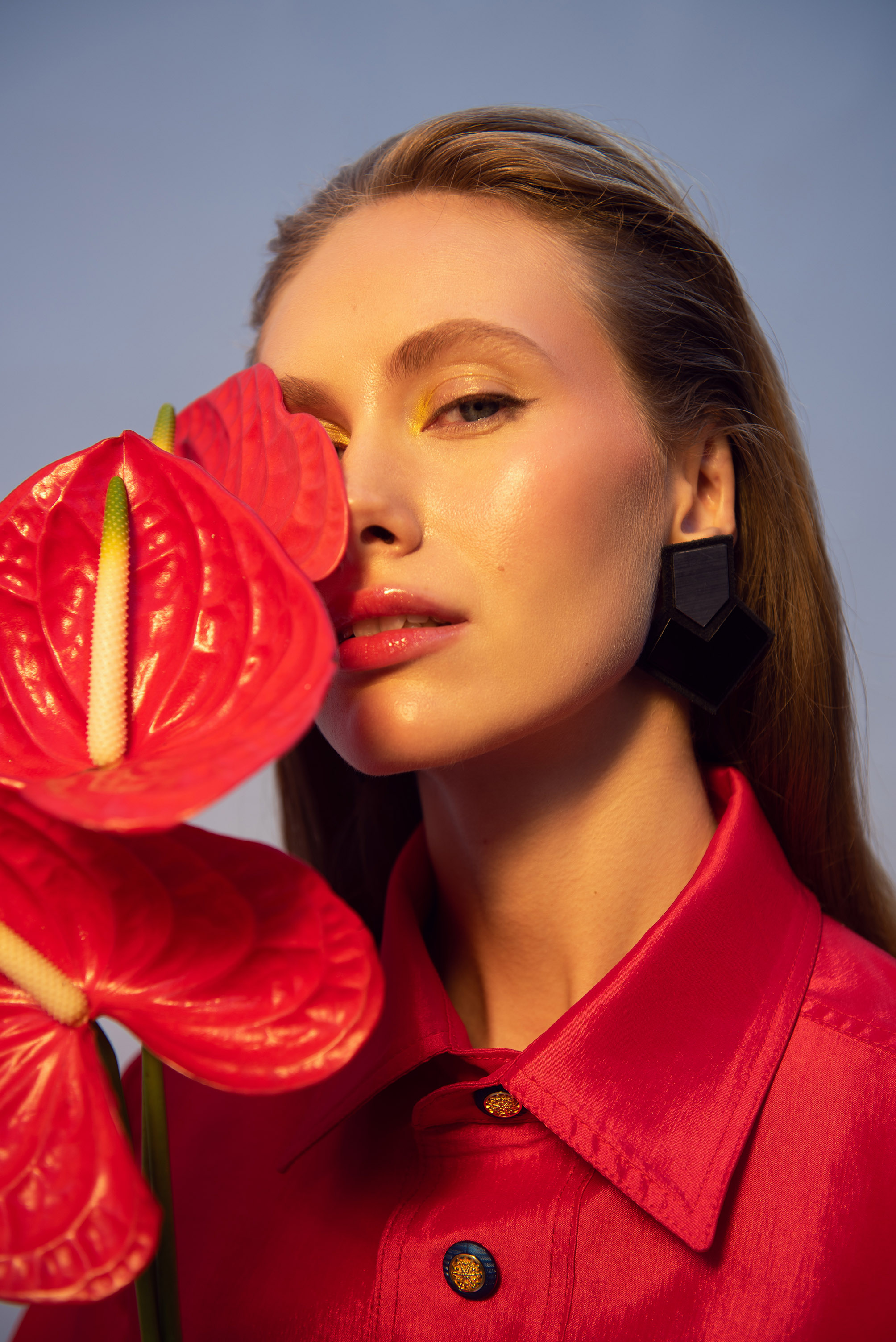 Floral Fusion classic fashion editorial frame 06