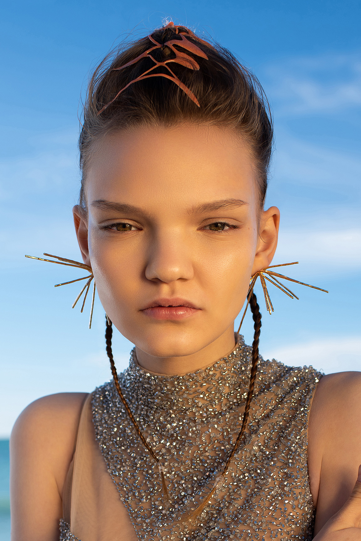 Winter Waves classic fashion editorial photograph cover