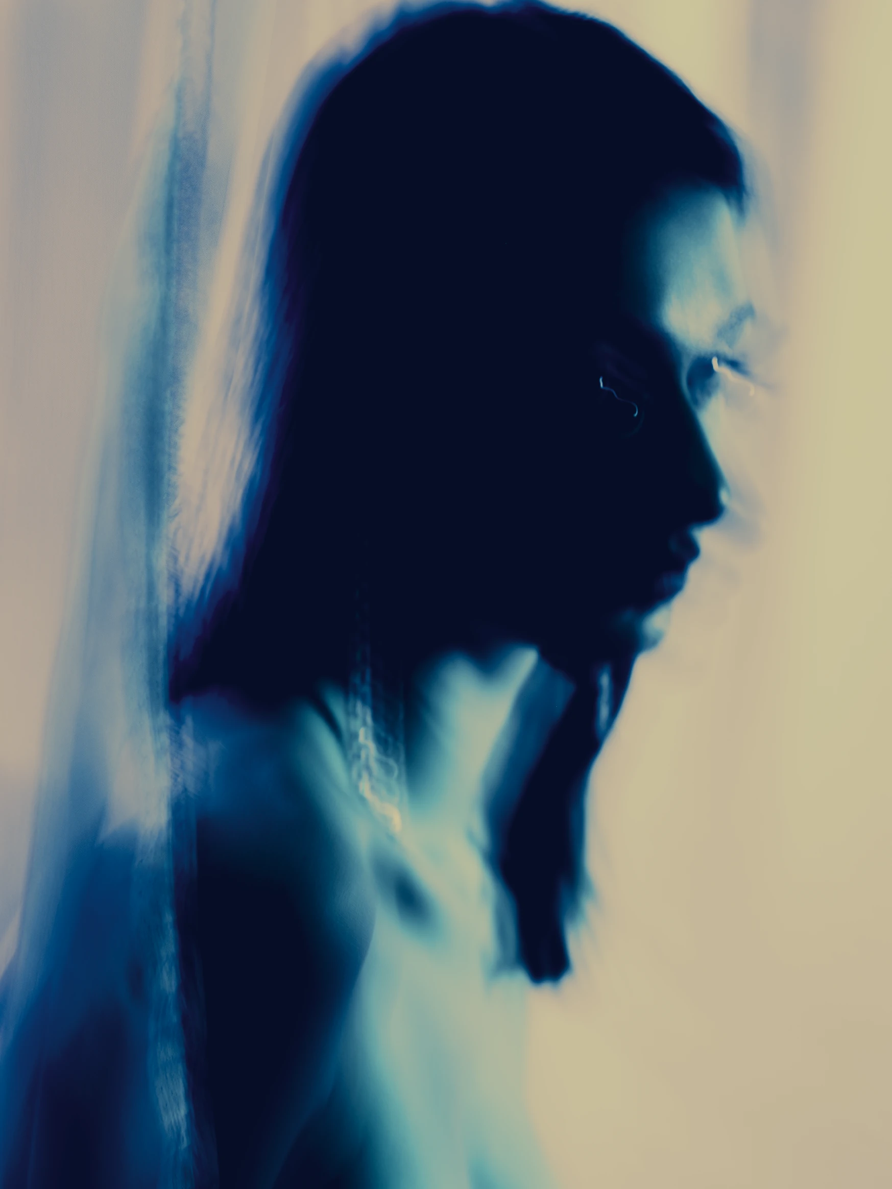 Veiled editorial fashion photography frame 10